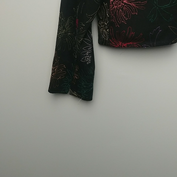 Alex Kim Colorful Button Down Jacket With Shell Buttons - Picture 7 of 10